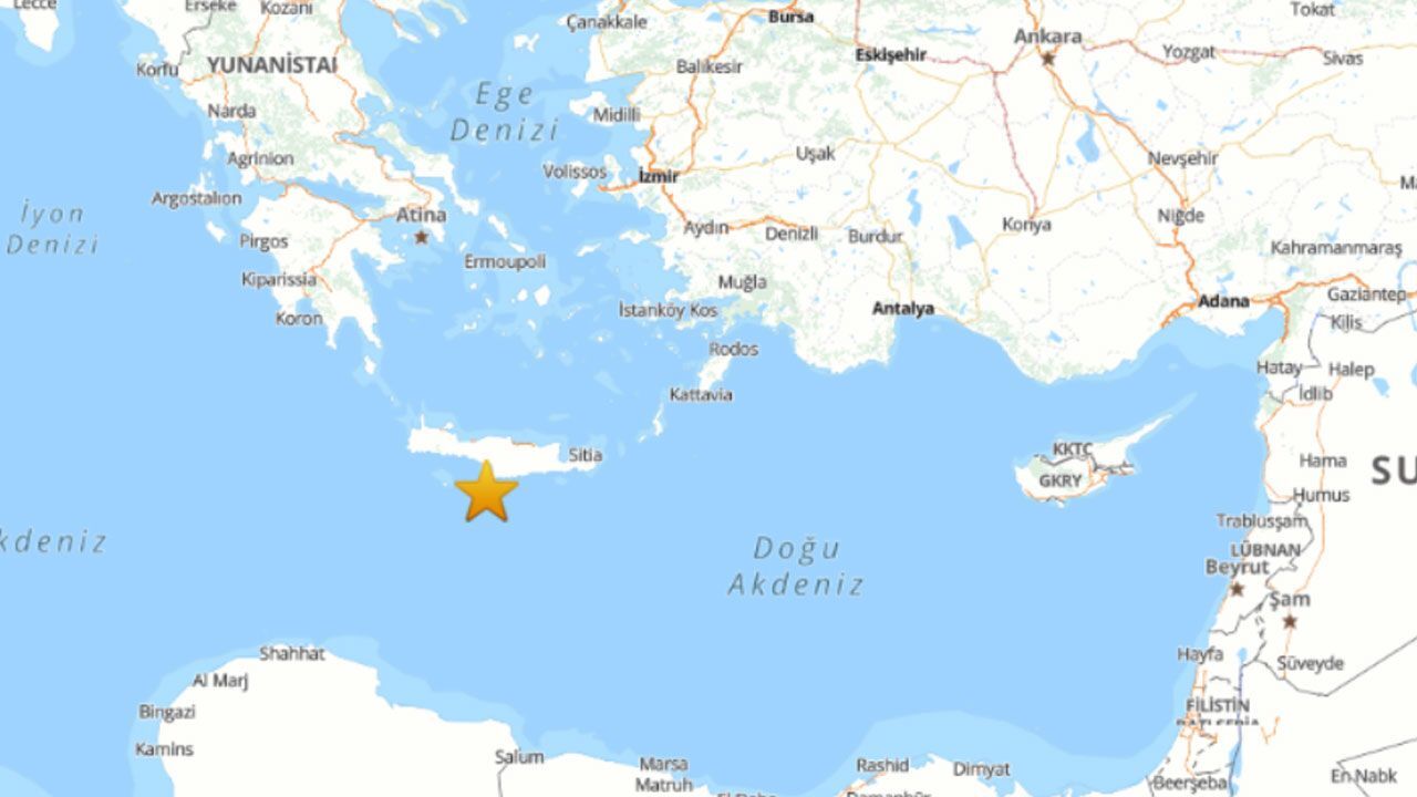 Akdeniz'de 4.4 büyüklüğünde son dakika deprem Akdeniz'de 4.4 büyüklüğünde son dakika deprem