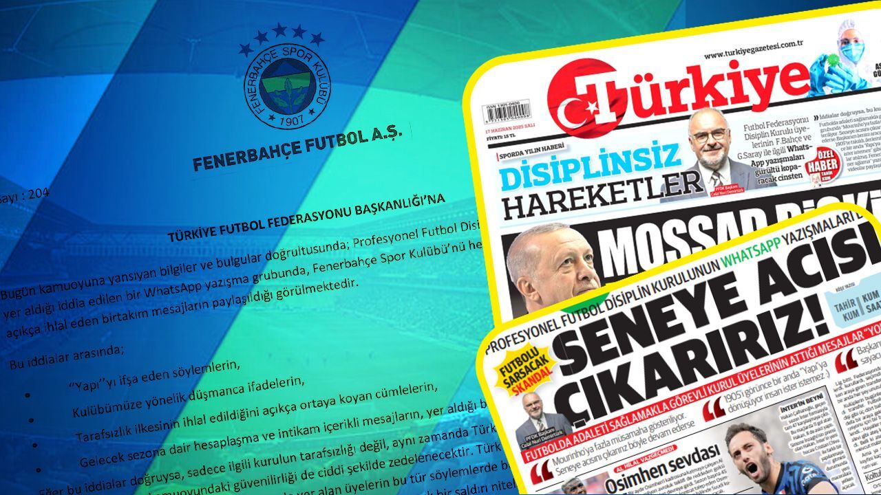 Türkiye Gazetesi'nin haberi ses getirdi! Fenerbahçe'den TFF'ye başvuru: Hesaplaşma ve intikam... - Spor
