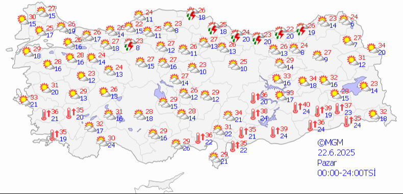 Meteoroloji'den haber var! Günlerce sürecek... İlk sıcaklık uyarısı geldi - 5. Resim