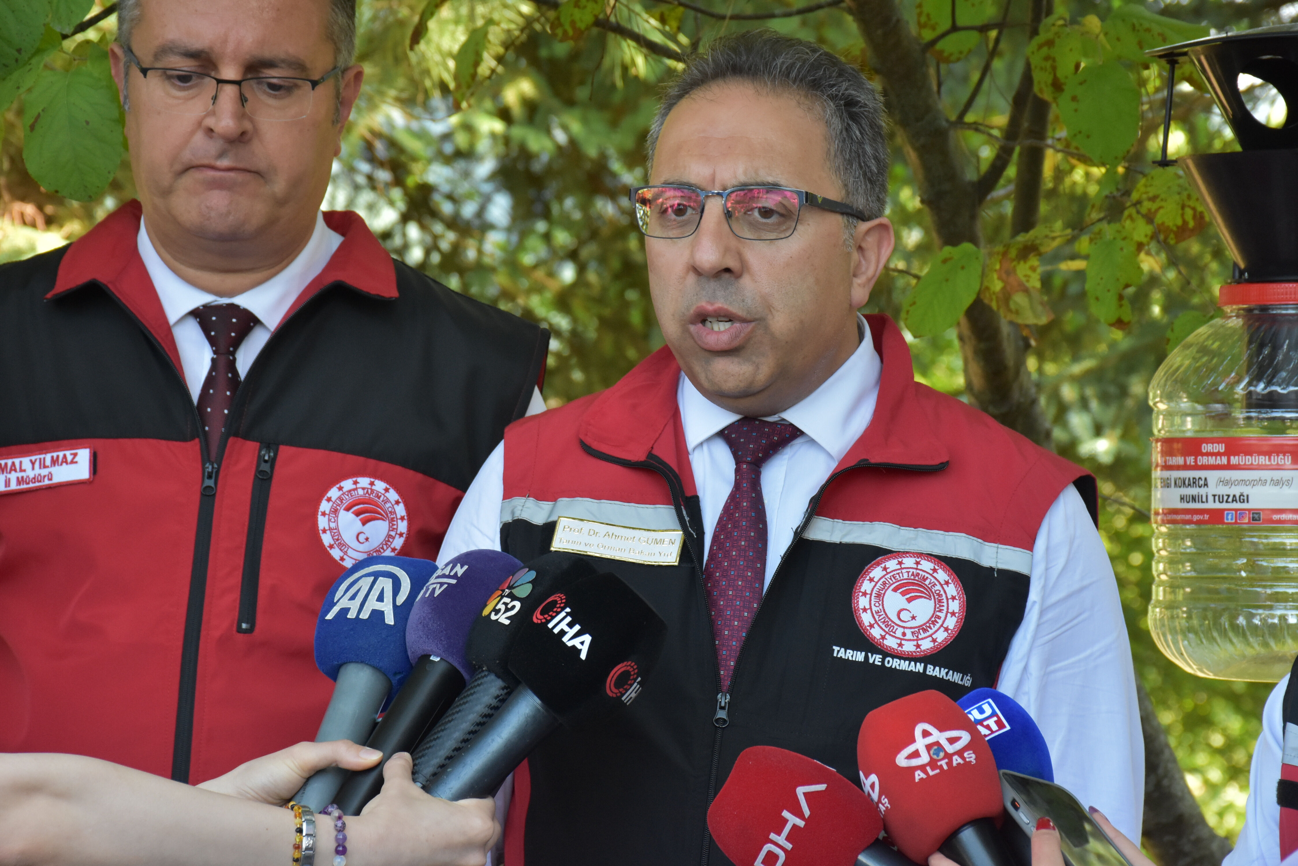 Çiftçinin kabusu olmuştu... Alarm verildi: Kokarca böceğine karşı 1 milyon samuray arısı sahaya iniyor Tarım ve Orman Bakan Yardımcısı Ahmet Gümen