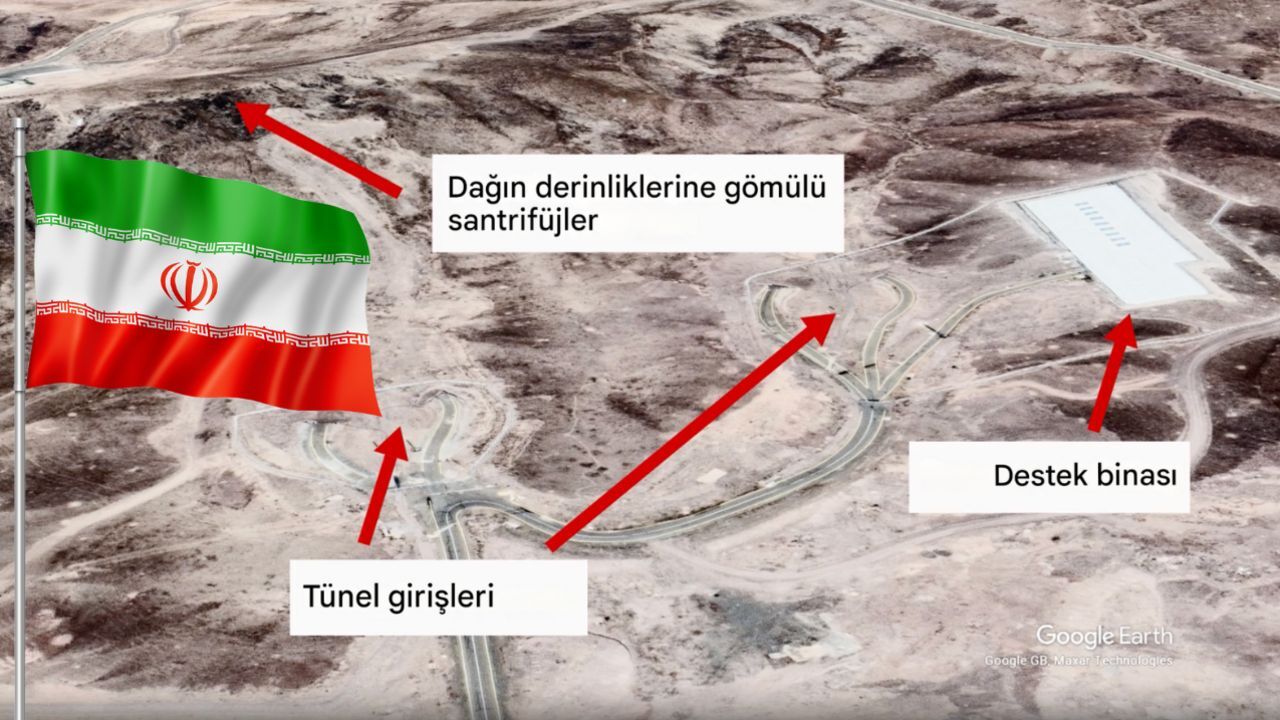 Fordo Nükleer Tesisi yerin kaç metre altında, nerede? ABD'nin"bunker buster" bombası tesisi yok edebilir! Fordo Nükleer Tesisi yerin kaç metre altında, nerede? ABD'nin"bunker buster" bombası tesisi yok edebilir!