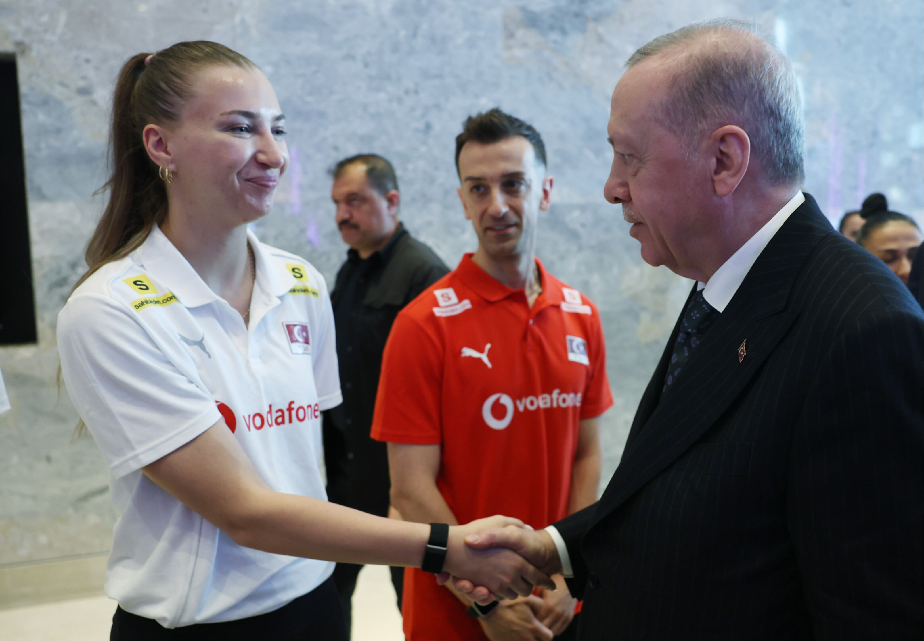 Cumhurbaşkanı Erdoğan, A Milli Kadın Voleybol Takımını kabul etti Cumhurbaşkanı Erdoğan, A Milli Kadın Voleybol Takımını kabul etti - 2. Resim