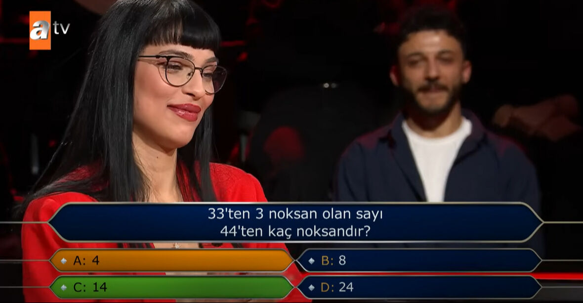 'Kim Milyoner Olmak İster'de 'yok artık' dedirten cevap! 4 soruda 2 joker kullandı, matematik hesabında elendi 'Kim Milyoner Olmak İster'de 'yok artık' dedirten cevap! 4 soruda 2 joker kullandı, matematik hesabında elendi - 4. Resim
