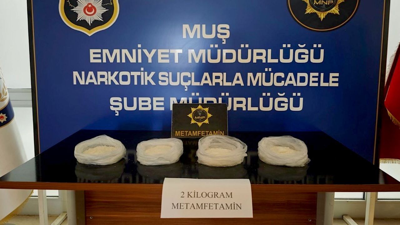 Muş&#039;ta uyuşturucu operasyonu: 2 kişi gözaltına alındı