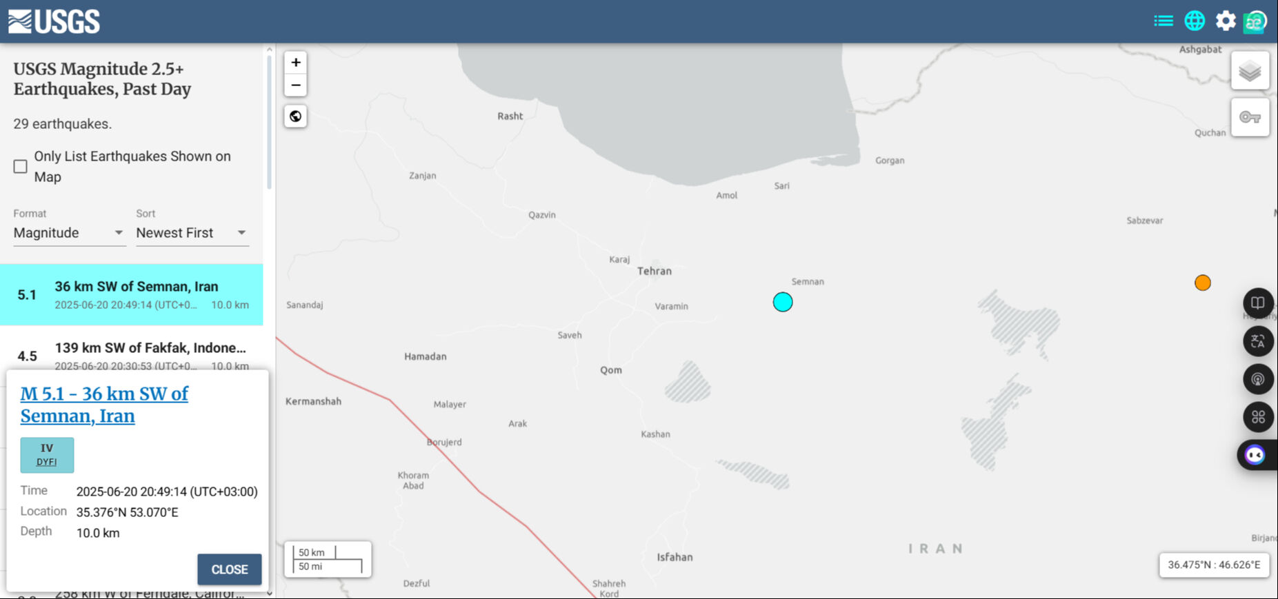 İran'da 5.1 büyüklüğünde deprem! Saldırıların olduğu İran'da 5.1 büyüklüğünde deprem! - 2. Resim
