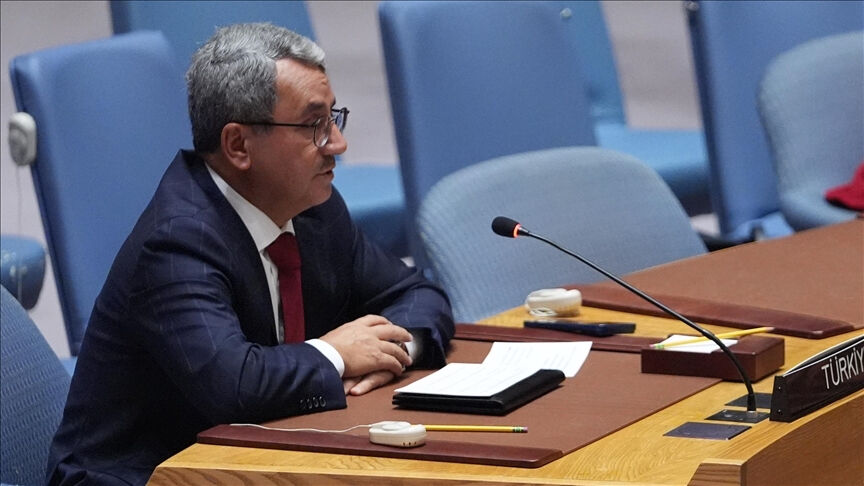 Türkiye'den BMGK'da Orta Doğu'da barış mesajı Türkiye'den BMGK'da Orta Doğu'da barış mesajı - 1. Resim