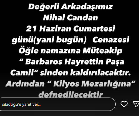 30 yaşında hayatını kaybetti! Nihal Candan'ın cenaze töreni detayları belli oldu 30 yaşında hayatını kaybetmişti! Nihal Candan'ın cenaze töreni detayları belli oldu - 4. Resim