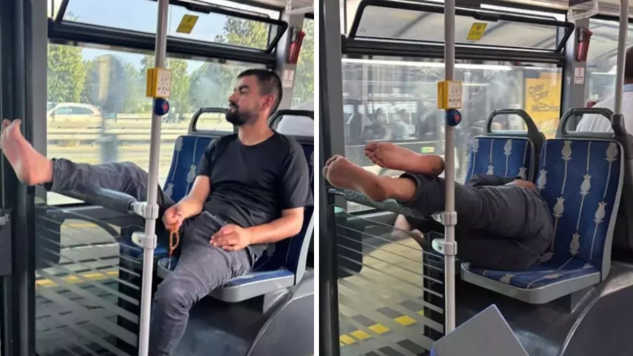 Bunu da gördük! Bir yolcunun metrobüste yaptıkları "Bu kadar da olmaz" dedirtti Bunu da gördük! Bir yolcunun metrobüste yaptıkları "Bu kadar da olmaz" dedirtti