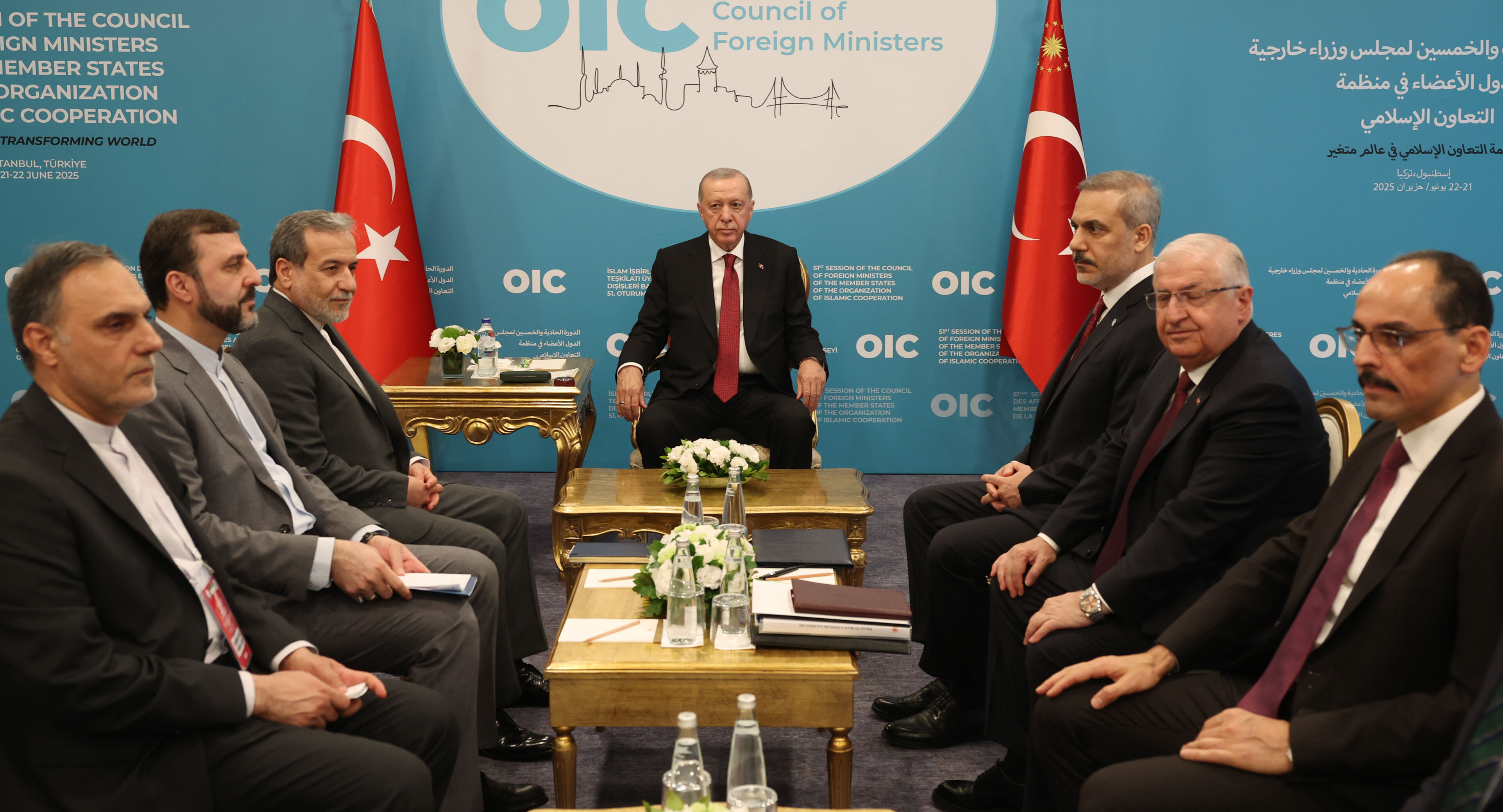 Cumhurbaşkanı Erdoğan, İran Dışişleri Bakanı Arakçi'yle görüştü - 1. Resim