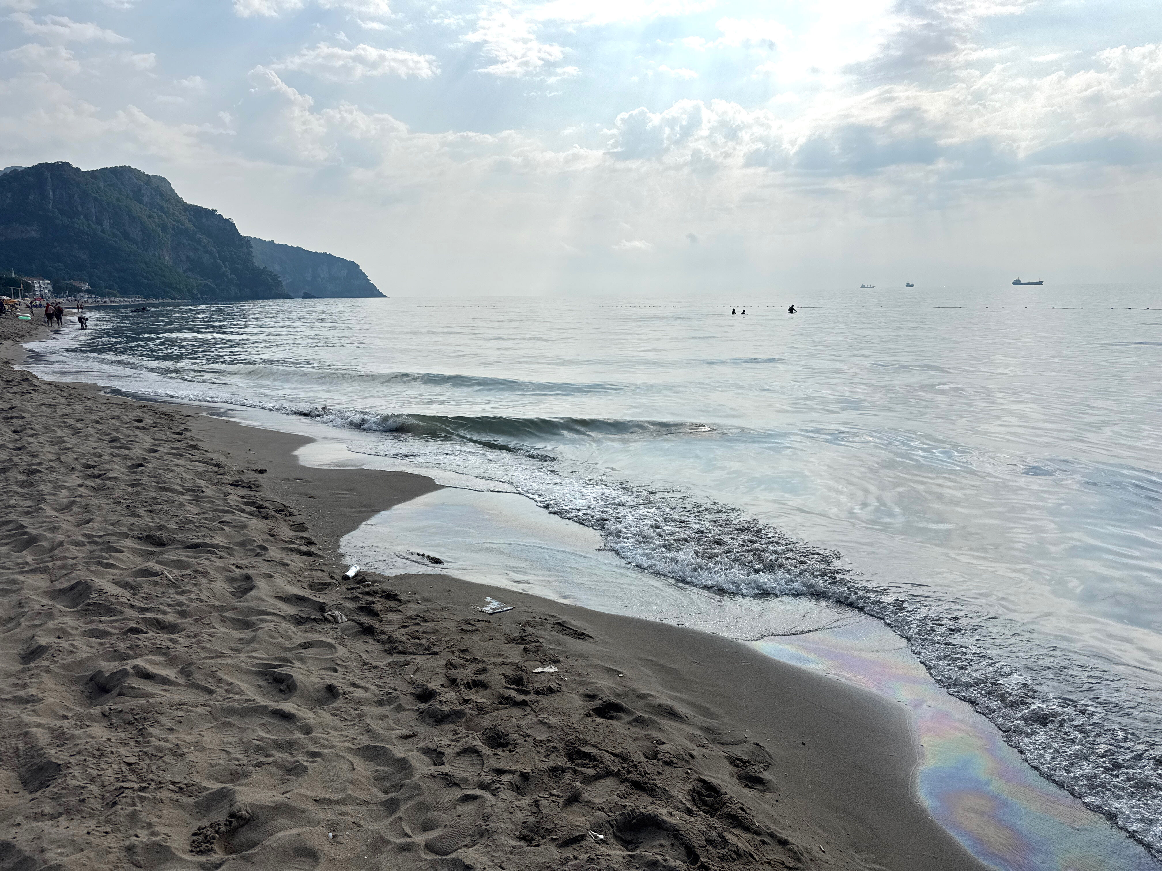 Denizde tespit edildi, girmek yasaklandı! "Kimin yaptığını bulacağız" Denizde tespit edildi, girmek yasaklandı! "Kimin yaptığını bulacağız" - 1. Resim