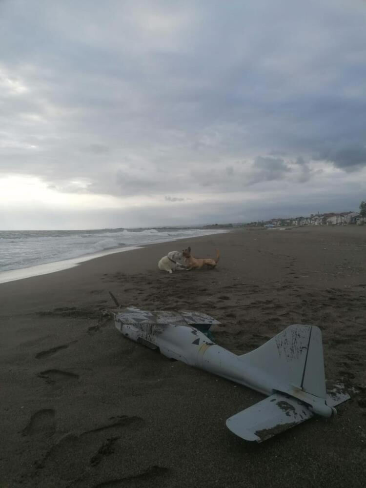 Savaş bölgesinden Sakarya'ya sürüklendi! Halk plajında İHA bulundu, inceleme başlatıldı Savaş bölgesinden Sakarya'ya sürüklendi! Halk plajında İHA bulundu, inceleme başlatıldı - 2. Resim