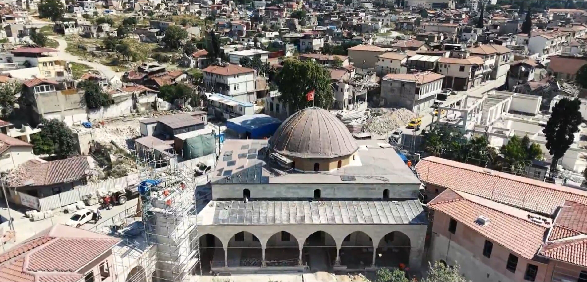 Anadolu'nun ilk camisi yerinde incelendi! Habib-i Neccar Camii restorasyonu devam ediyor Anadolu'nun ilk camisi incelendi! Habib-i Neccar Camii restorasyonu devam ediyor - 2. Resim