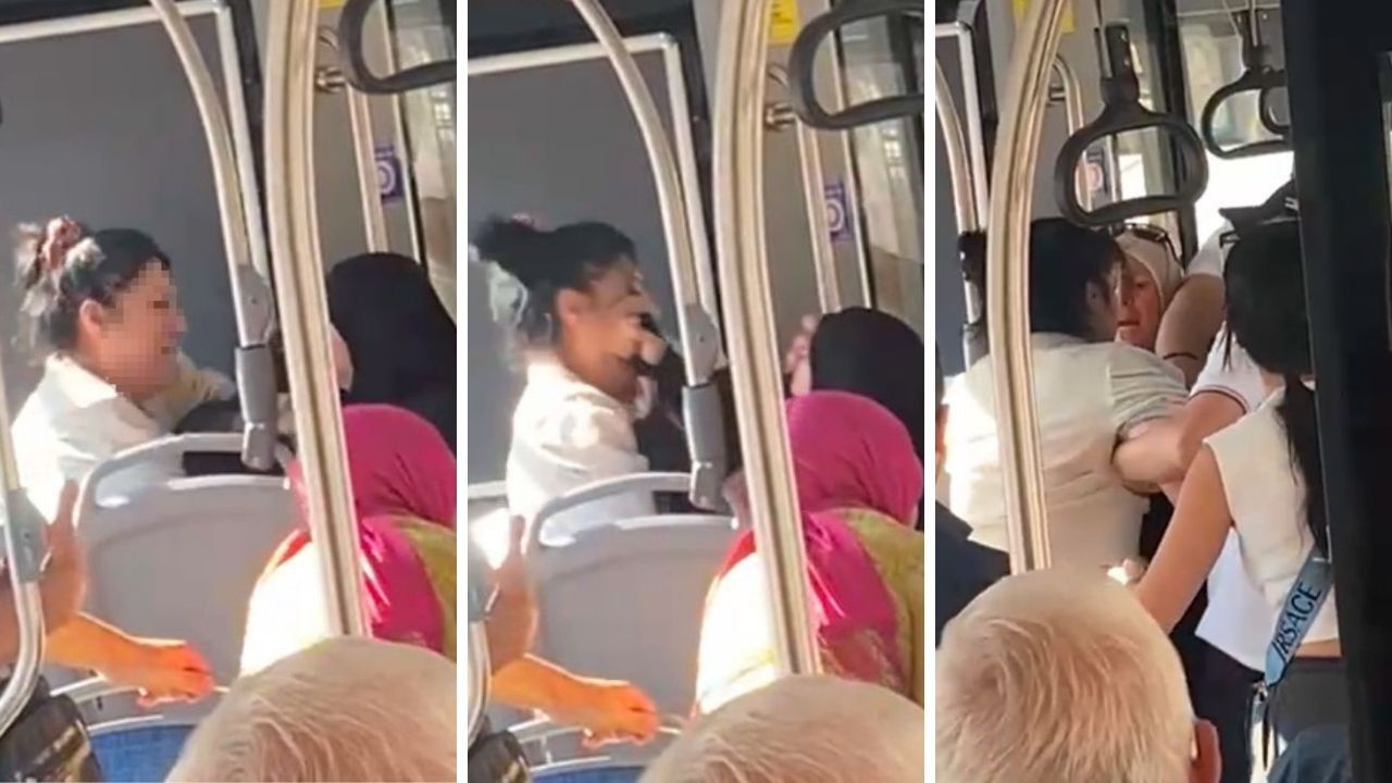 Yer: Denizli! Halk otobüsünde tesettürlü kadına küfür etti... Arbede çıktı Yer: Denizli! Halk otobüsünde tesettürlü kadına küfür etti... Arbede çıktı
