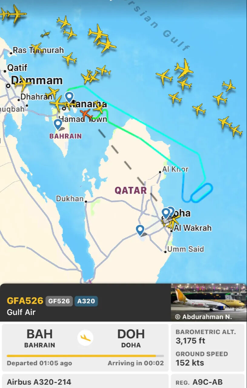 İran ABD üslerine mi saldıracak? Hava sahaları kapatıldı! İran ABD üslerine mi saldıracak? Orta Doğu'da büyük hareketlilik: Katar hava sahasını kapattı - 1. Resim