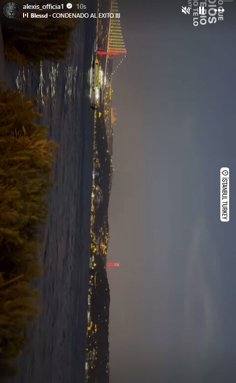 Alexis Sanchez, İstanbul'da: Gece yarısı heyecanlandıran paylaşım - 2. Resim