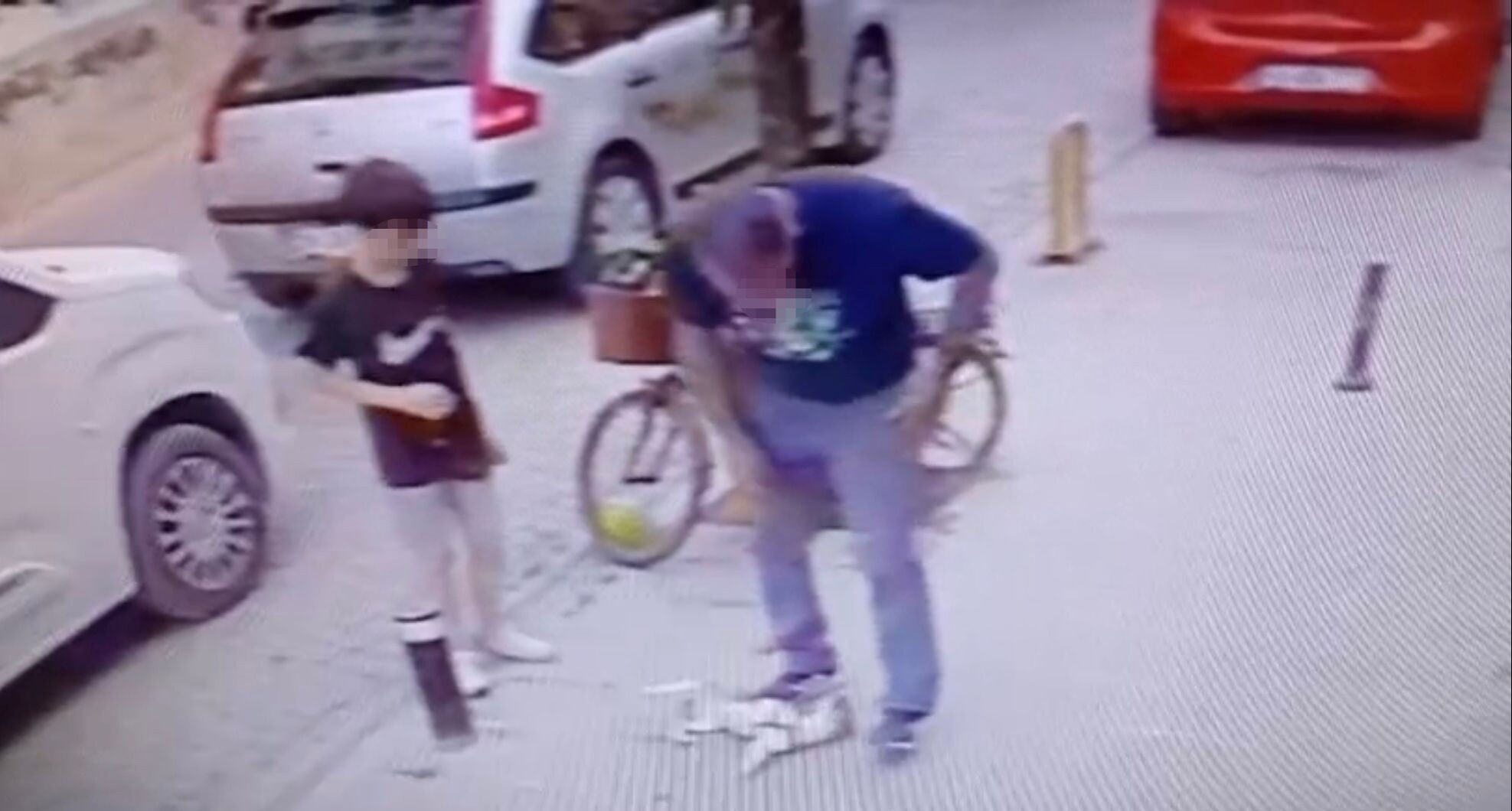 İnsafsızlığın bu kadarı! Kucağındaki köpeği yere fırlattı: O anlar kamerada - 2. Resim