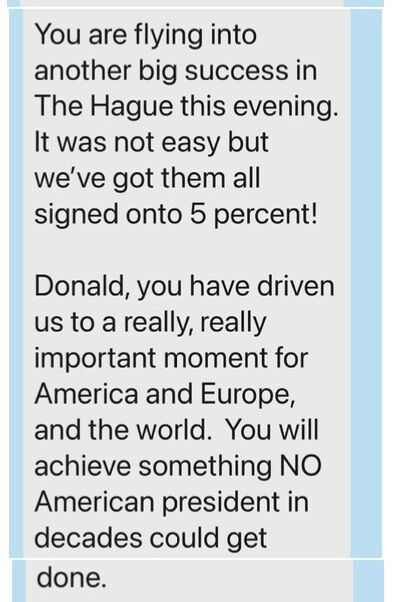 Trump Rutte’nin mesajlarını ifşa etti: Zor olsa da NATO ülkelerini ikna ettik - 2. Resim