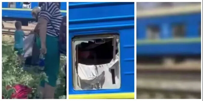 Yolcu trenine füze saldırısı: Ukrayna'nın Dnipro kenti kana bulandı - 1. Resim