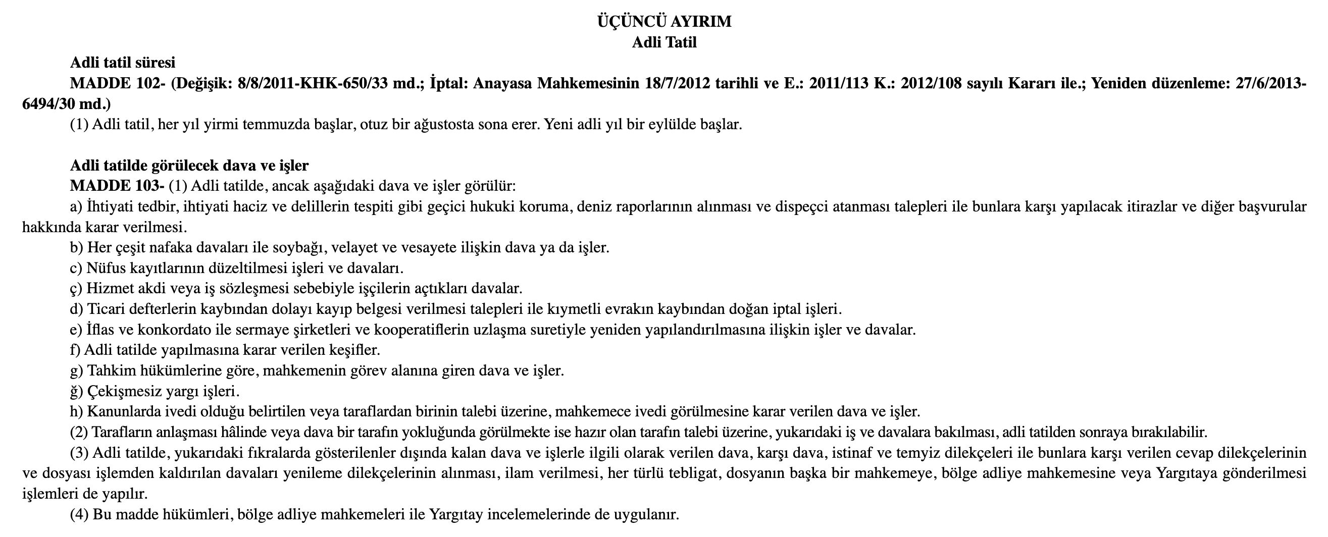 2025 Adli tatiline geri sayım: Mahkemeler ne zaman tatile girecek? - 4. Resim