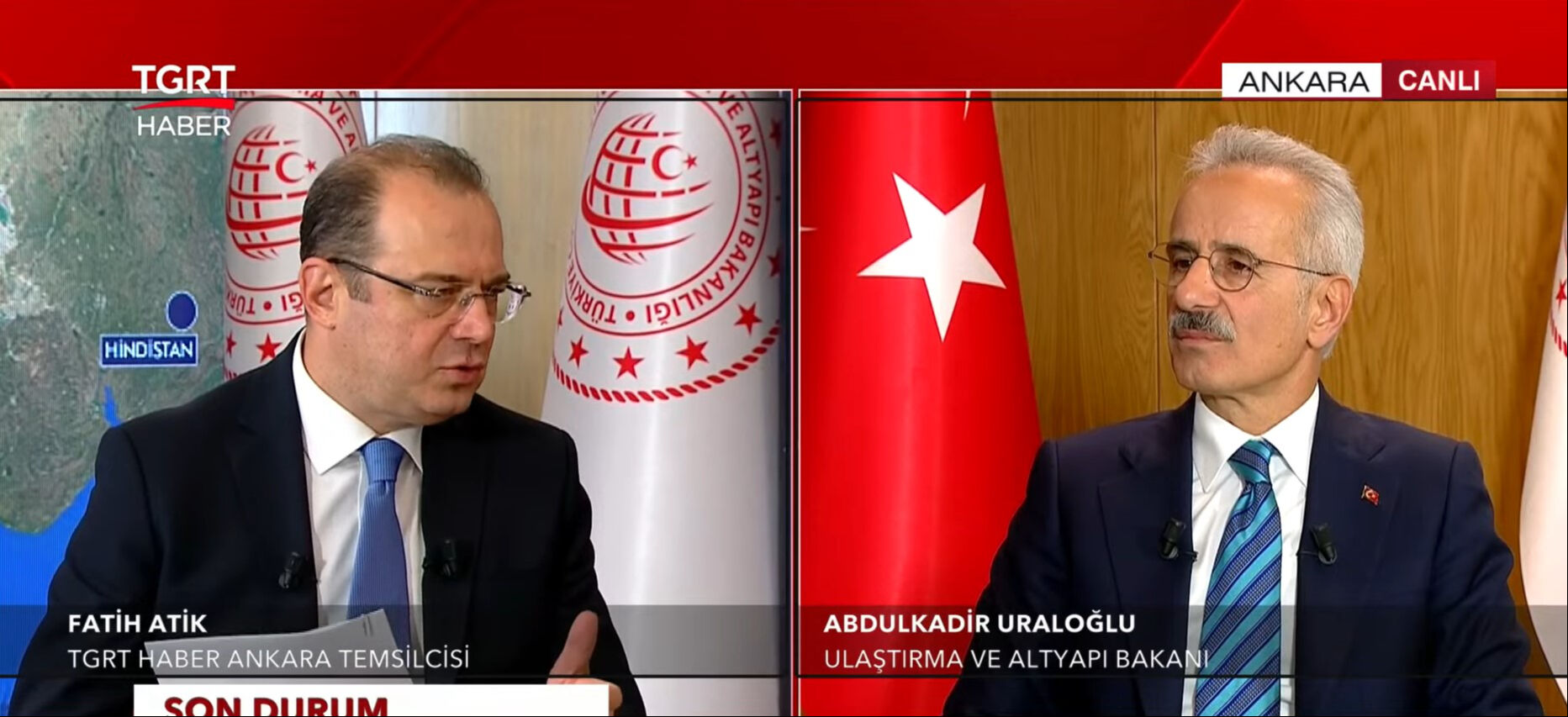 Bakan Uraloğlu'ndan TGRT Haber canlı yayınında önemli açıklamalar - 1. Resim