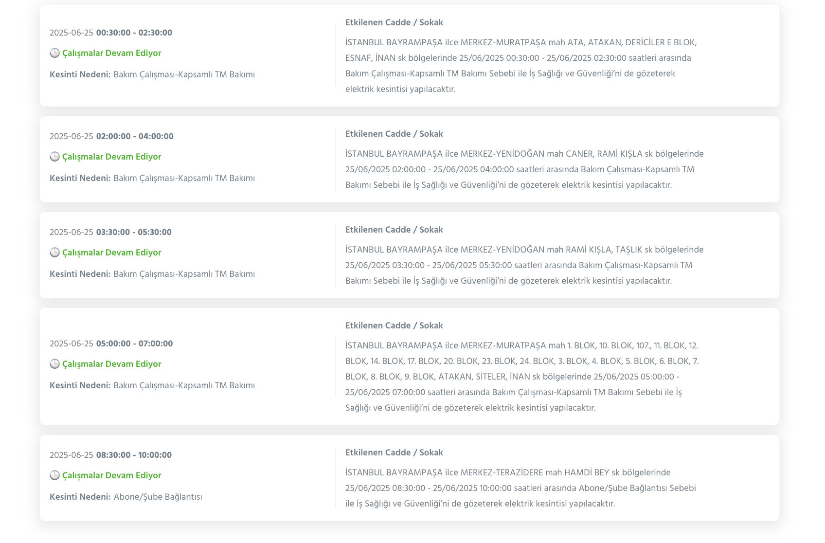 İstanbul'un bazı ilçelerimde elektrik kesintisi: 25 Haziran'da elektrikler ne zaman gelecek? - 9. Resim