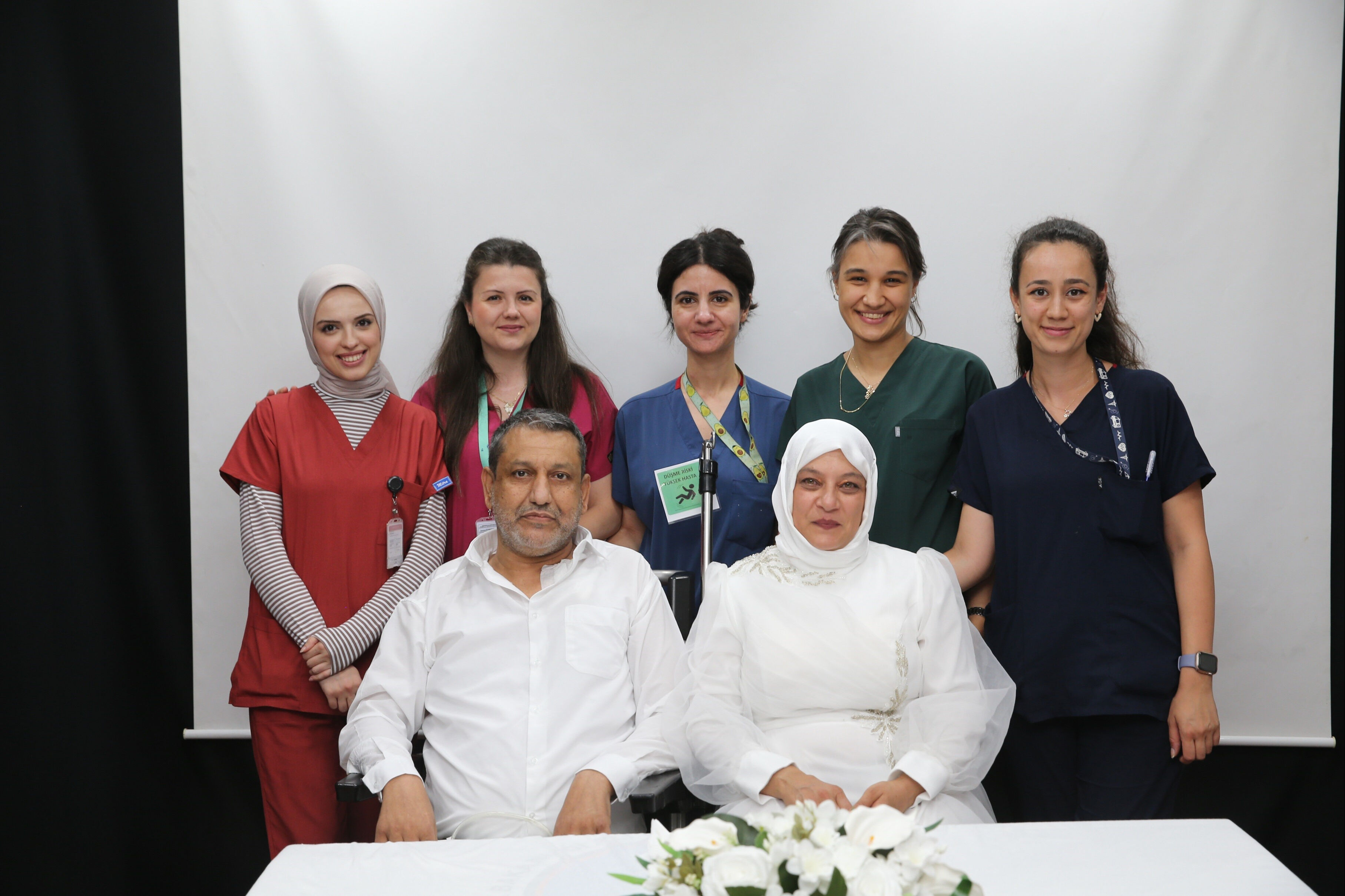 Kanser tedavisi görüyordu… Hastane salonu nikâh alanına dönüştü! - 3. Resim