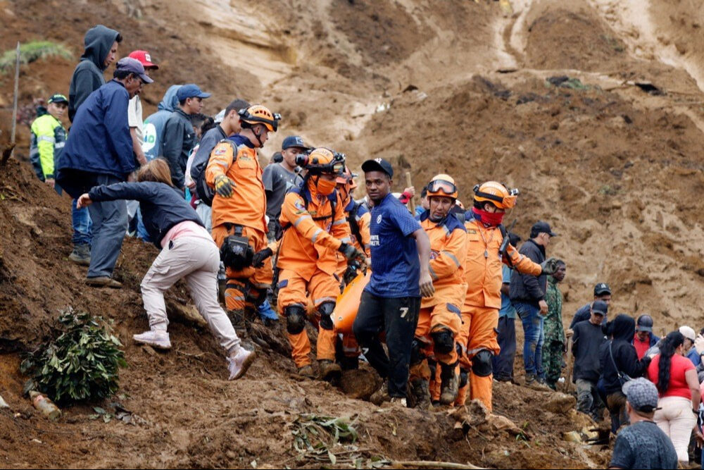 Kolombiya'da toprak kayması! Ev ve araçlar göçük altında: Çok sayıda ölü ve yaralı - 2. Resim