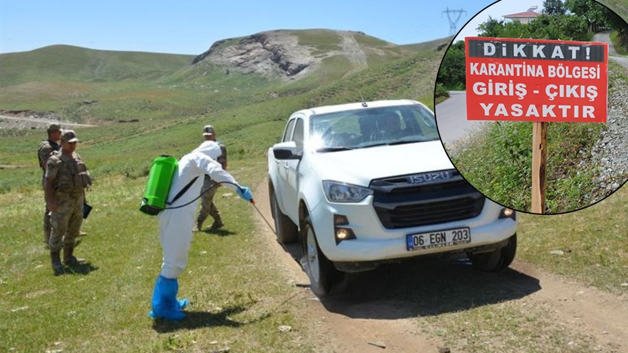 Yüzlerce köy bu nedenle karantinaya alındı! Hakkari'de tam saha tatbikat gerçekleştirildi Yüzlerce köy bu nedenle karantinaya alındı! Hakkari'de tam saha tatbikat gerçekleştirildi