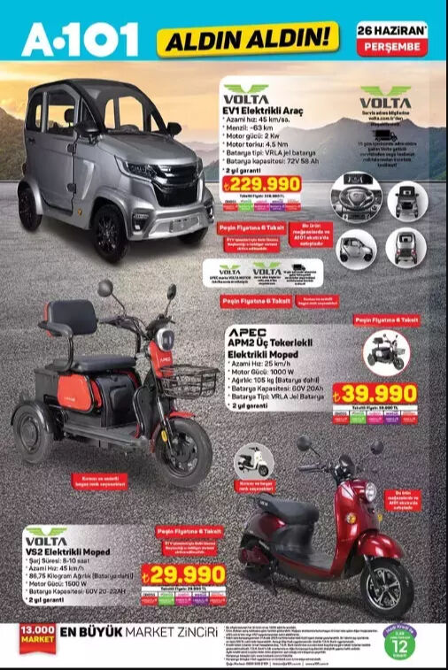 A 101 aktüel kataloğunda hangi ürünler var? 26 Haziran 2025 Perşembe A101 aktüel ürünler kataloğu paylaşıldı - 4. Resim