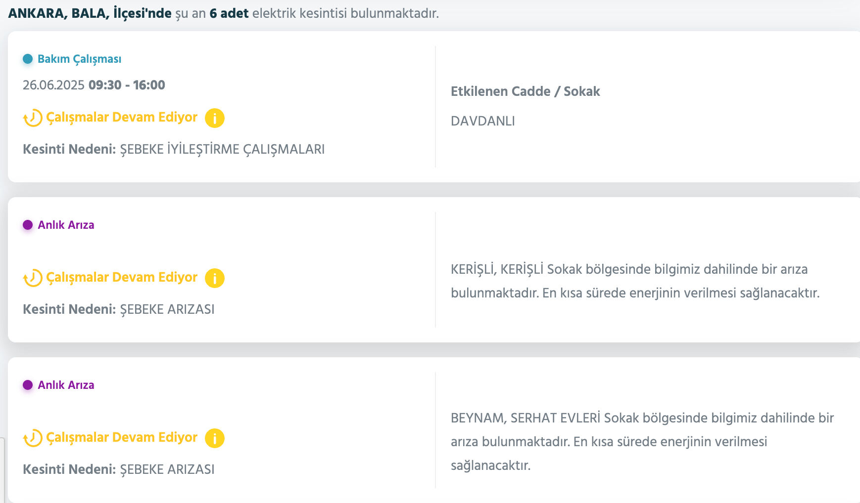 Başkent EDAŞ uyardı! 26 Haziran 2025 Ankara'da elektrikler ne zaman gelecek? - 4. Resim