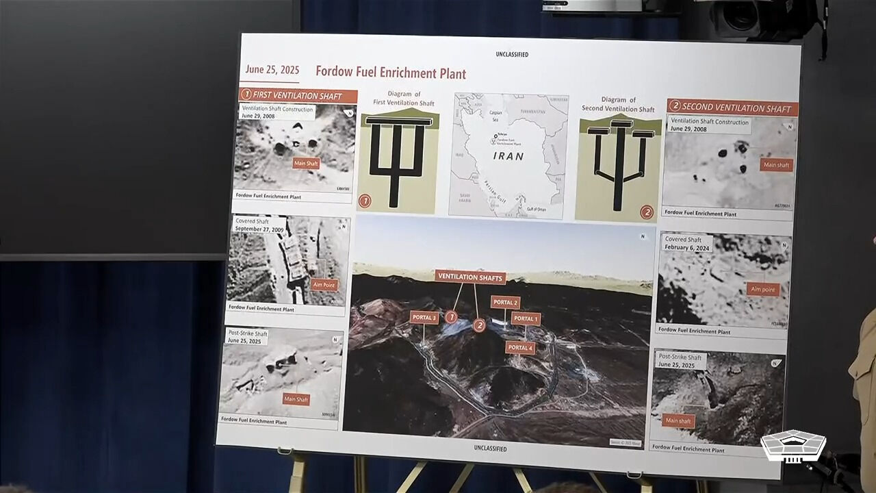 Ve görüntüler paylaşıldı! İşte ABD'nin İran'ın nükleer tesislerini vurduğu görüntü - 1. Resim