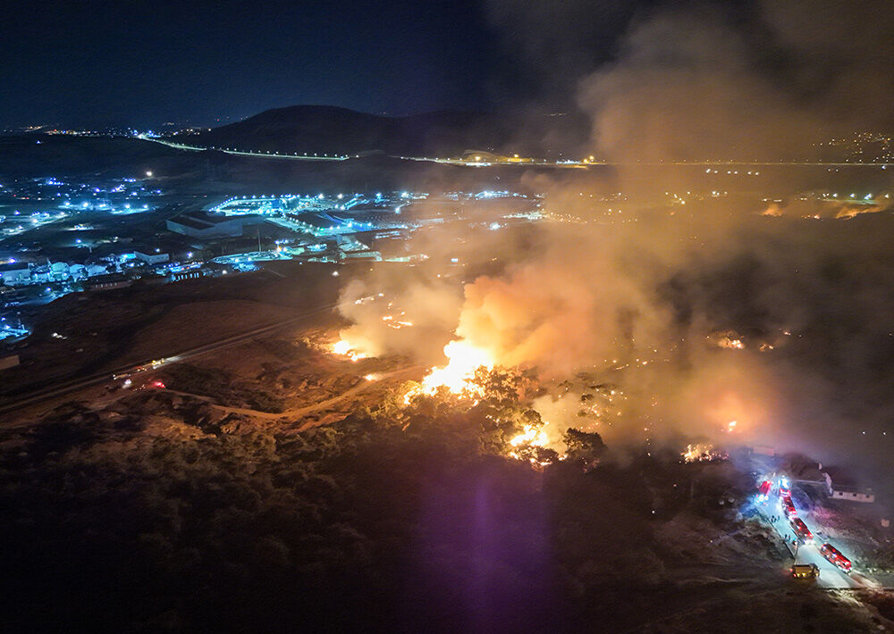 İzmir'deki orman yangını saatler sonra kontrol altına alındı! - 2. Resim