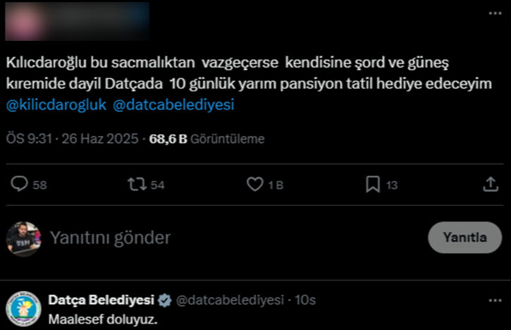 Kılıçdaroğlu'na tatil teklifine CHP'li belediyeden olay cevap - 1. Resim