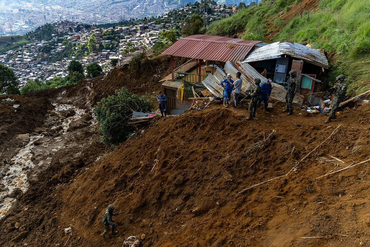 Kolombiya'daki toprak kaymasında ölü sayısı 16'ya yükseldi! Çok sayıda kayıp var... - 3. Resim