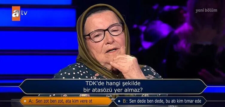 Yarım kalan hayalini “Milyoner”de tamamladı! 76 yaşındaki yarışmacıdan büyük başarı: TDK sorusu olay oldu! - 5. Resim