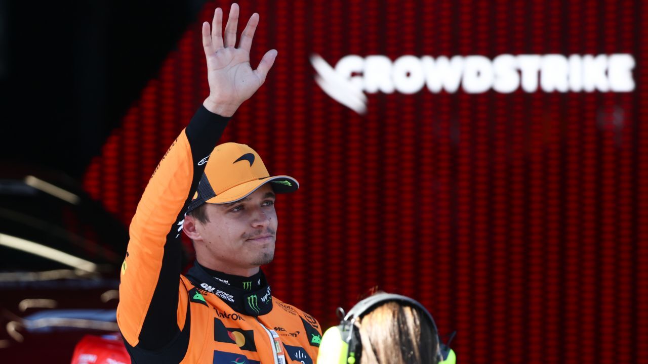 Formula 1 Avusturya Prix'sinde pole pozisyonu Lando Norris'in Formula 1 Avusturya Prix'sinde pole pozisyonu Lando Norris'in