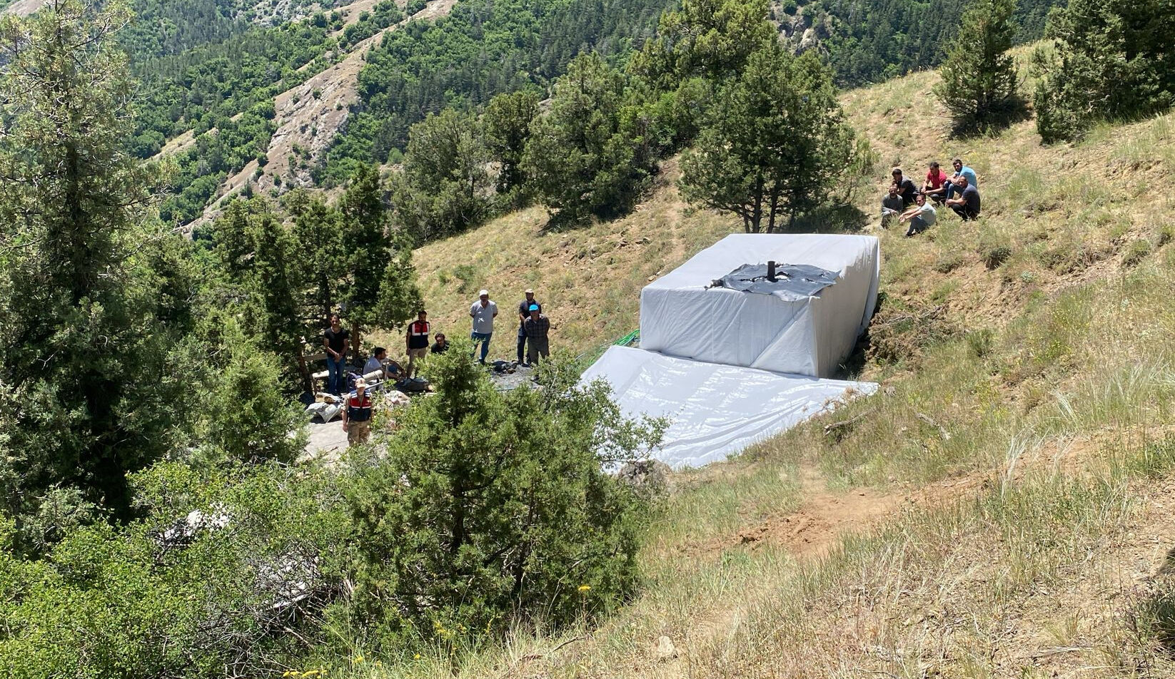 Oltu taşı ocağında göçük! Ölü ve yaralılar var - 1. Resim