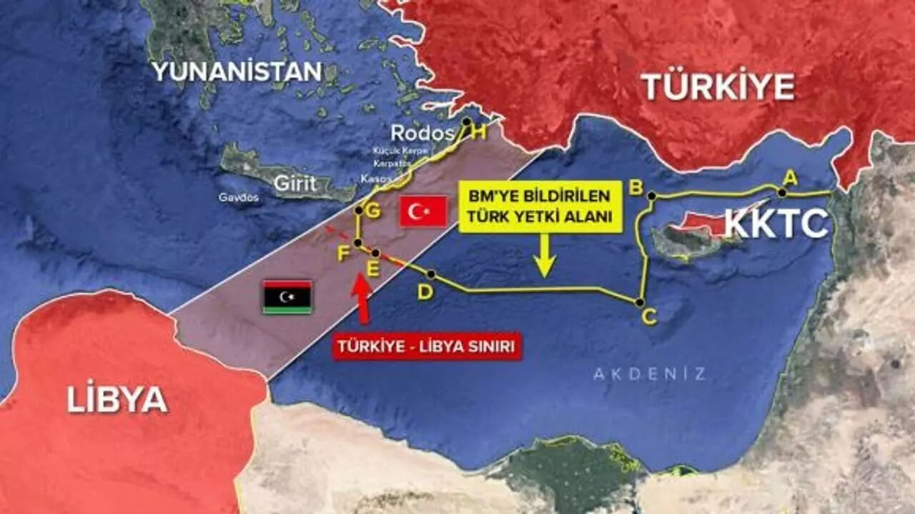 Akdeniz’de kartlar yeniden dağıtılıyor! Libya’dan Türkiye’ye tam yetki, Yunanistan’a rest - 1. Resim