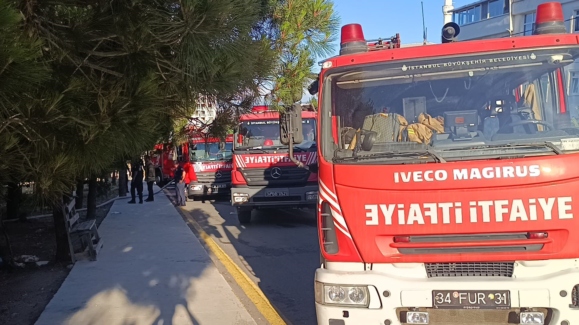 İstanbul'da yangın paniği! Aydos Ormanı'ndan alevler yükseldi - 2. Resim