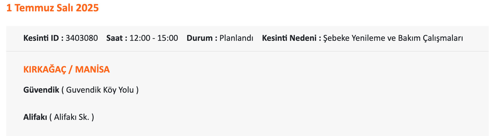 Akhisar, Alaşehir, Demirci elektrik kesintisi sorgulama: 1- 2 Temmuz 2025 Manisa'nın hangi ilçelerinde elektrikler kesilecek? - 10. Resim