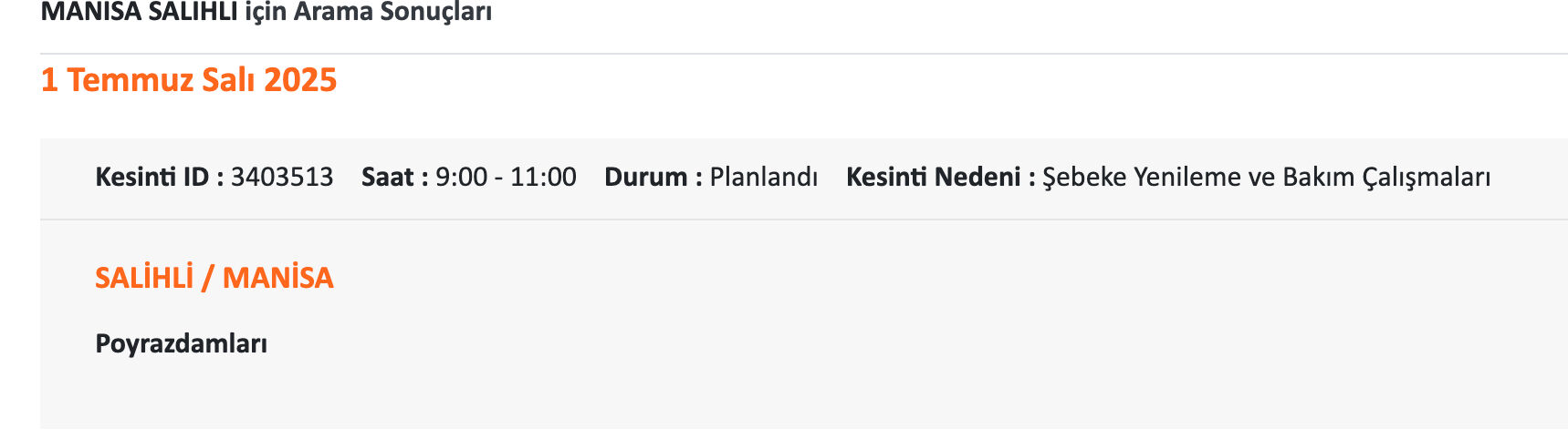 Akhisar, Alaşehir, Demirci elektrik kesintisi sorgulama: 1- 2 Temmuz 2025 Manisa'nın hangi ilçelerinde elektrikler kesilecek? - 11. Resim