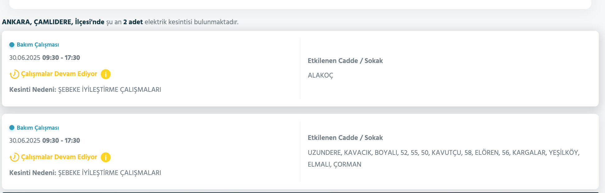 Başkent EDAŞ'tan açıklama geldi:1-2 Temmuz 2025 Ankara'da elektrikler ne zaman gelecek? - 10. Resim