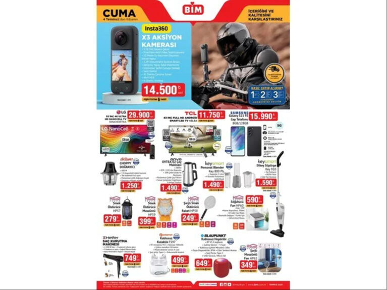 BİM Aktüel Kataloğu 1-2- 4 Temmuz: Go kart pro araba, scooter, yemek masası ve ayarlanabilir koltuk sehpası geliyor - 10. Resim