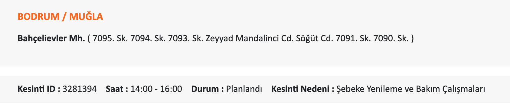 Bodrum elektrik kesintisi sorgulama: ADM elektrik uyardı, 1-2 Temmuz 2025 Muğla'da elektrikler ne zaman gelecek? - 5. Resim