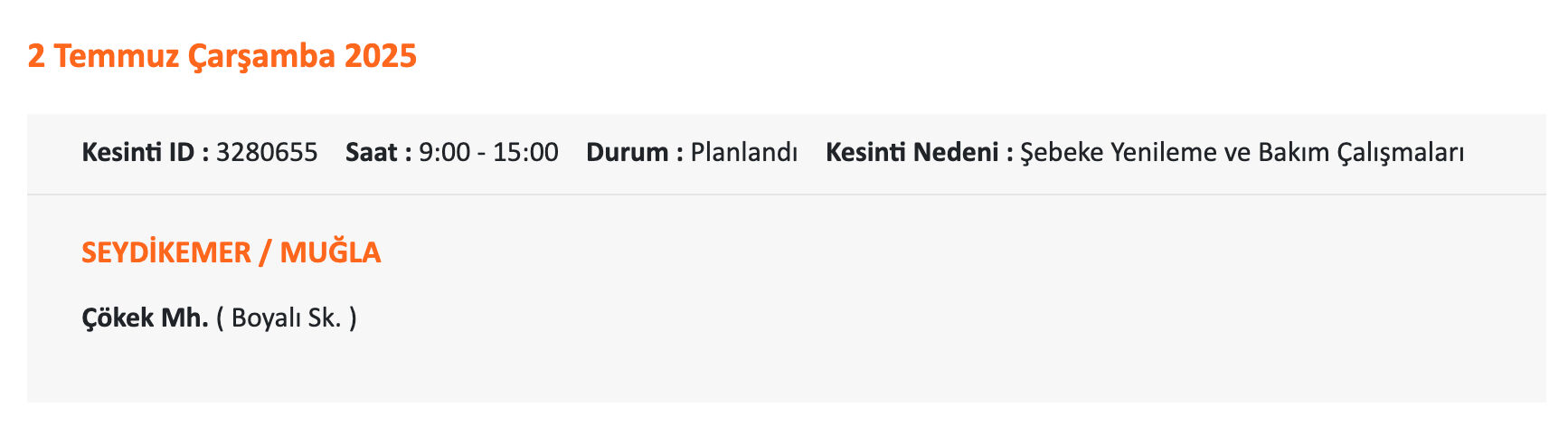 Bodrum elektrik kesintisi sorgulama: ADM elektrik uyardı, 1-2 Temmuz 2025 Muğla'da elektrikler ne zaman gelecek? - 15. Resim