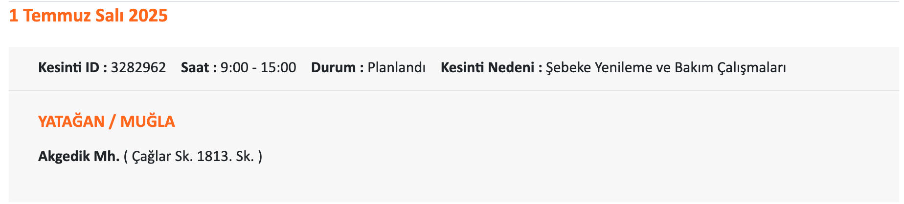 Bodrum elektrik kesintisi sorgulama: ADM elektrik uyardı, 1-2 Temmuz 2025 Muğla'da elektrikler ne zaman gelecek? - 17. Resim