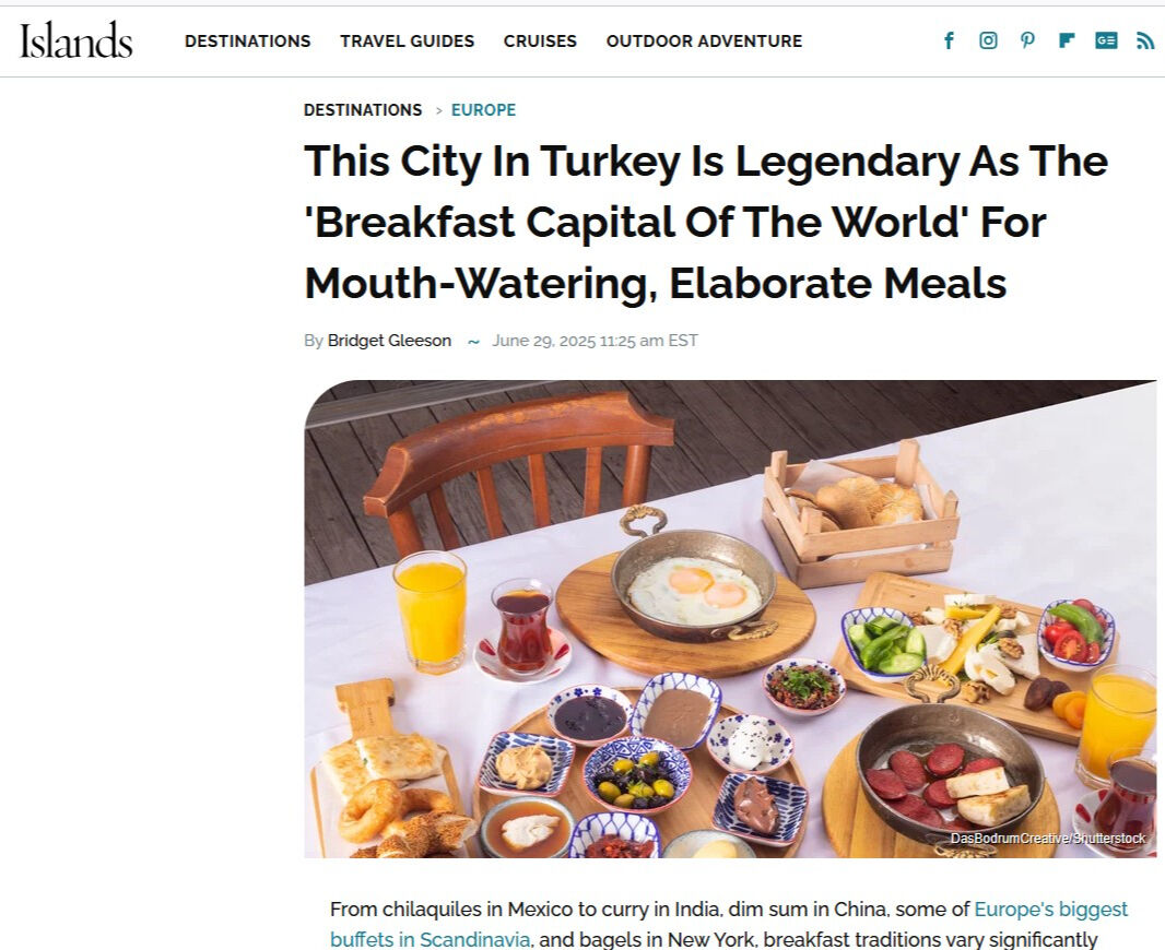 Dünyanın kahvaltı başkenti Türkiye’den: Islands dergisi Van’ı zirveye taşıdı! - 1. Resim