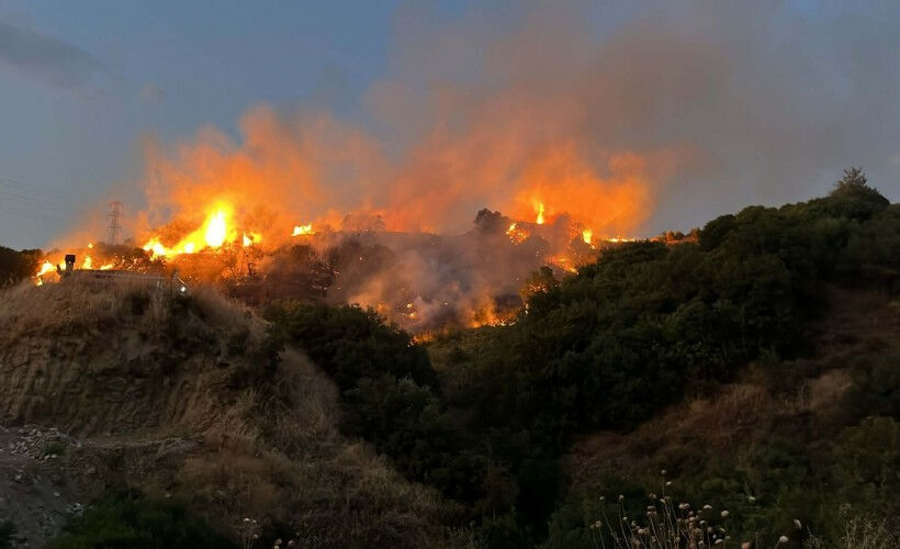 Manisa yangın devam ediyor mu, söndürüldü mü? Akhisar yangın son durum - 3. Resim