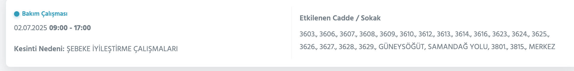 2 Temmuz 2025 Hatay elektrik kesintisi sorgulama: Hatay'ın Antakya ve Arsuz ilçelerinde elektrik kesintisi var mı? - 5. Resim