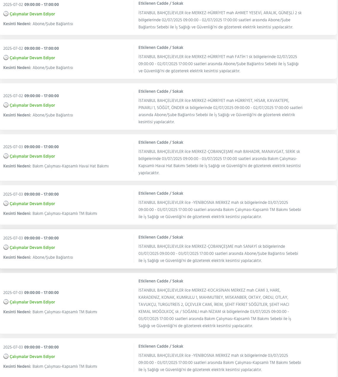 Bağcılar, Avcılar, Şişli ve birçok ilçe için BEDAŞ saat verdi! 1 Temmuz 2025 İstanbul elektrik kesintisi ne kadar sürecek? - 7. Resim
